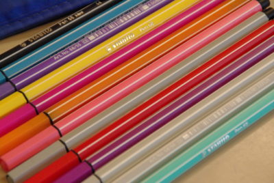 stylos couleurs